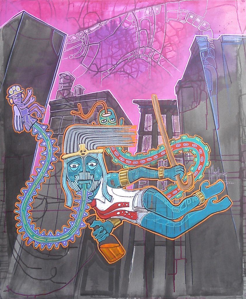 MIGRANDO-DE-LA-CIUDAD 34x43-acrílico